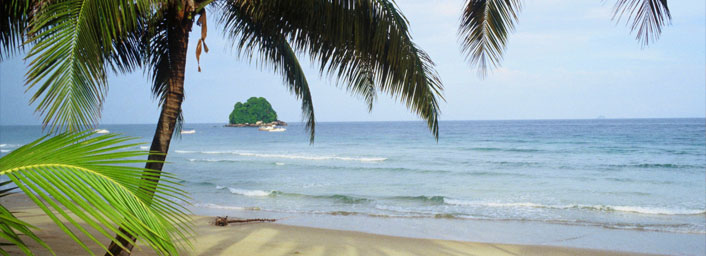 Beach of Tioman Island in Malaysia